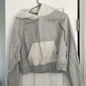 Grey and white aerie sweatshirt